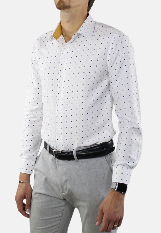 Classic shirt with micro patterns