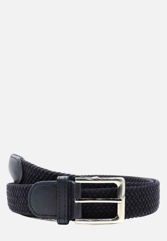 Elastic braided belt