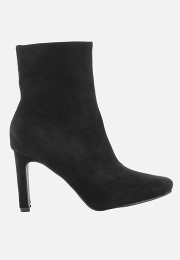 Square toe ankle boots