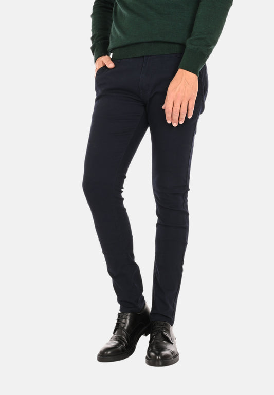 Slim fit trousers with america pocket