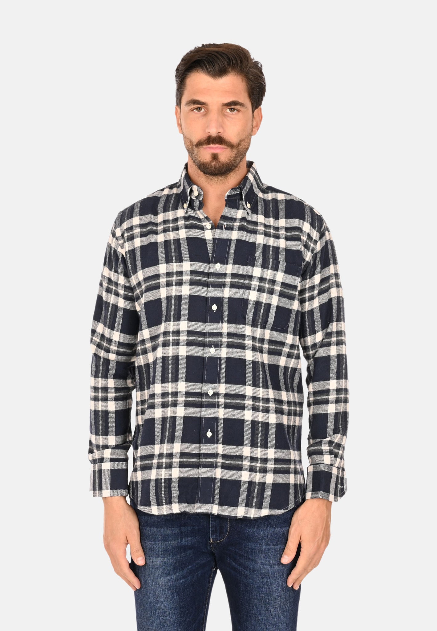 Flannel checked shirt