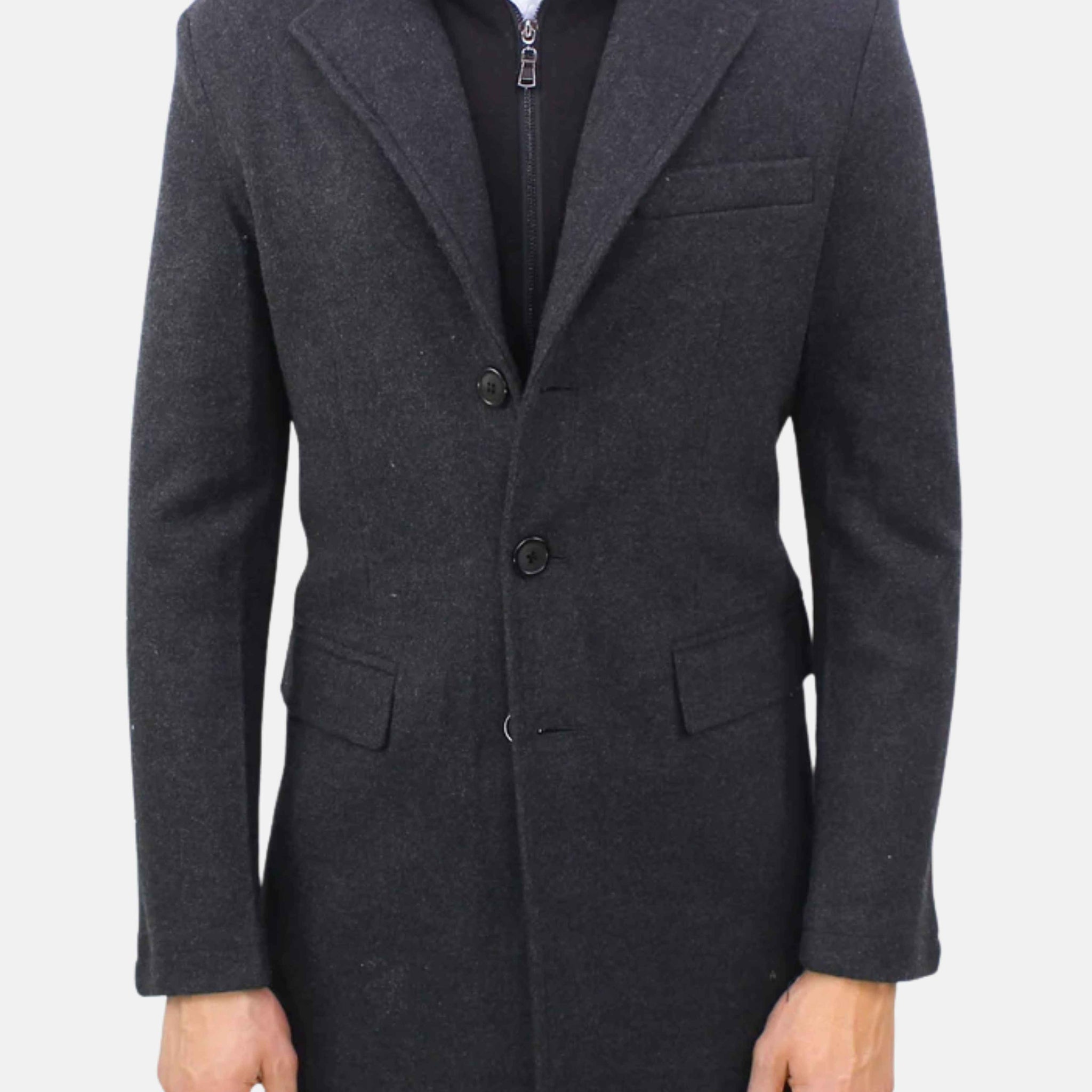 Manteau avec bavette