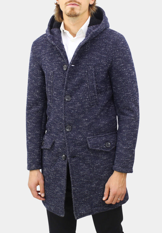 Coat with fur inside