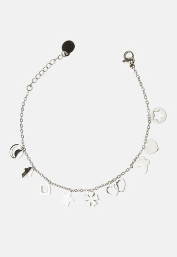 Bracelet with mixed pendants