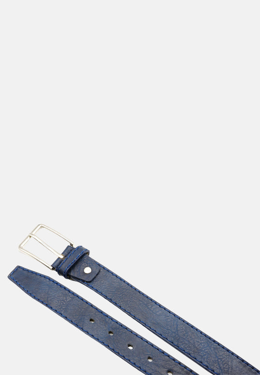 Belt with tone-on-tone stitching