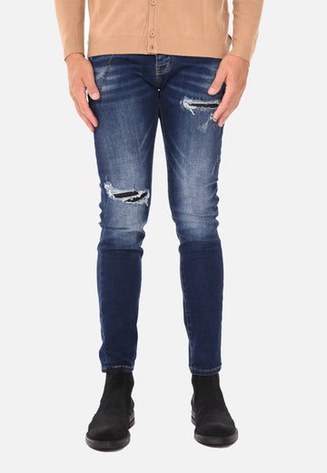 Jeans strappato regular fit