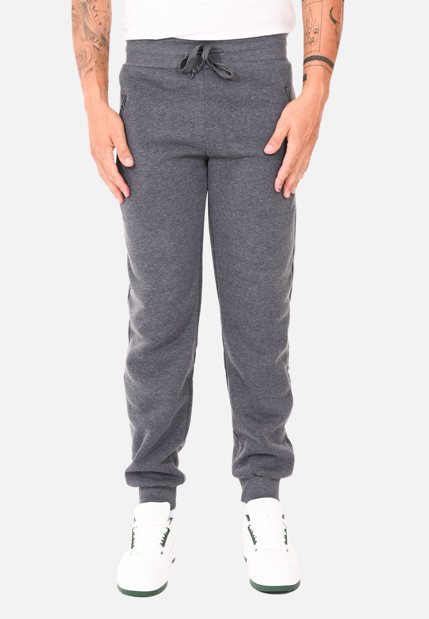 Tracksuit trousers with zip