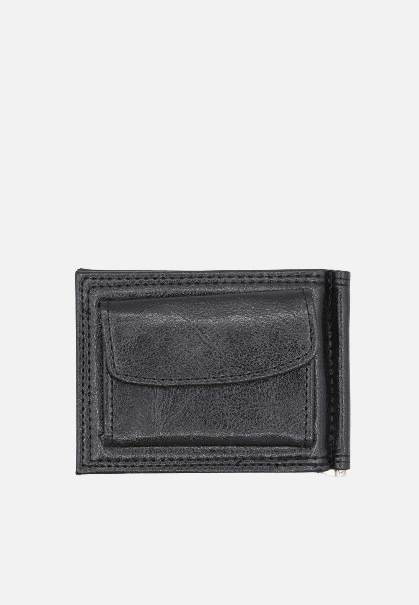 Portefeuille avec pince à billets et porte-monnaie