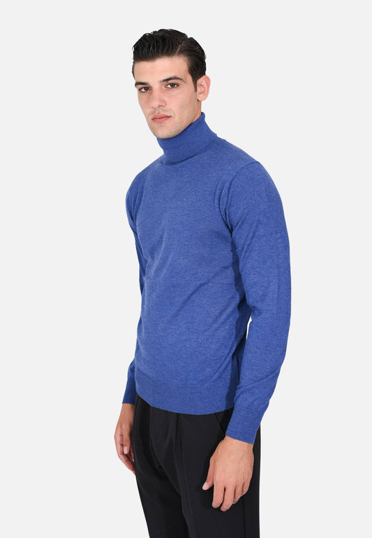 Cashmere and wool turtleneck